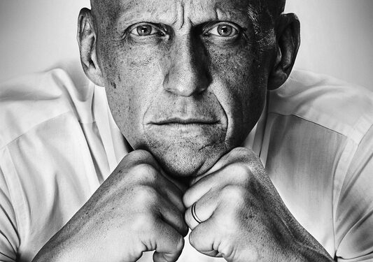 L'ex arbitro Pierluigi Collina fotografato da Elio Carchidi