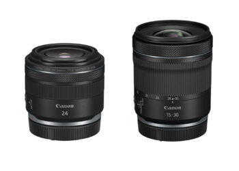 Canon RF 24mm f/1,8 Macro IS STM e RF 15-30mm f/4,5-6,3 IS STM