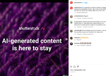 Shutterstock integrerà un generatore AI di immagini