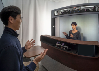 La “cabina telefonica” del futuro secondo Google