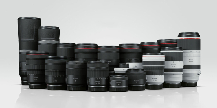 Canon RF famiglia ottiche