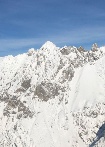 Le Alpi Giulie innevate © Cai