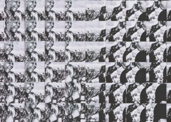 Maurizio Galimberti, Nelson Mandela e Muhammad Ali, 2000. Foto di Dana Gluckstein, 2021