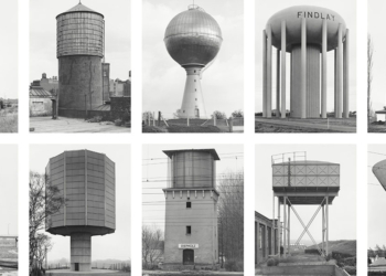 Bernd and Hilla Becher, Water Towers (Germany, France, Belgium, United States, and Great Britain), 1963–80; The Metropolitan Museum of Art, New York, Warner Communications Inc. Purchase Fund, 1980 (1980.1074a–p); © Estate Bernd & Hilla Becher, represented by Max Becher
