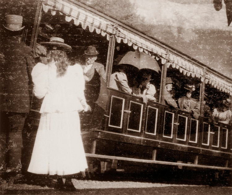 Giovanni Verga. Treno svizzero a cremagliera, 1902