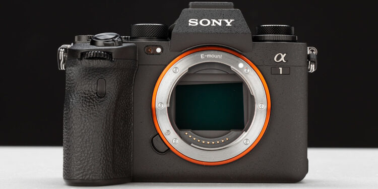 Mirrorless Sony A1 senza obiettivo