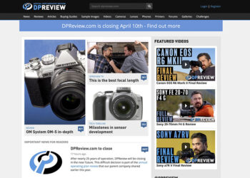 DPReview.com chiude i battenti