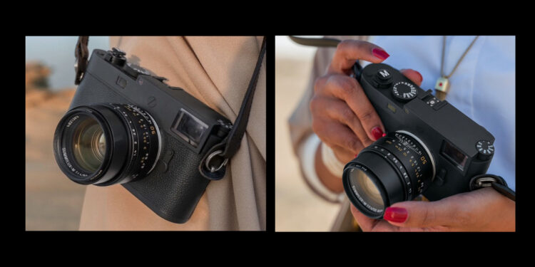 Immagini affiancate della Leica M11 Monochrom