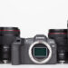 Canon Eos R8 fotografata con alcune ottiche Canon Eos RF