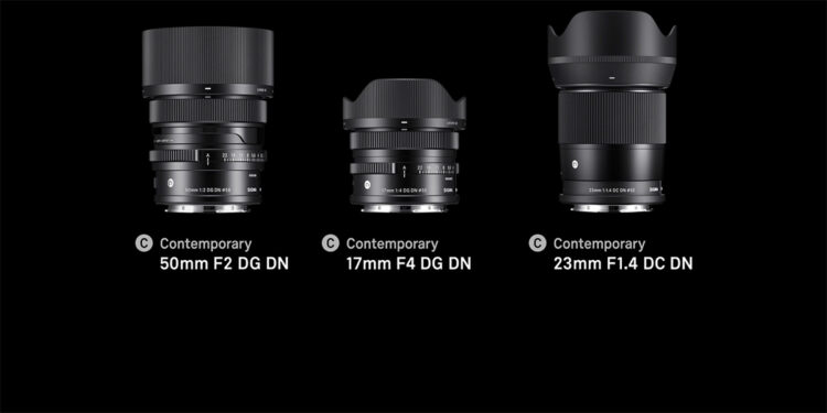 Sigma Contemporary obiettivi