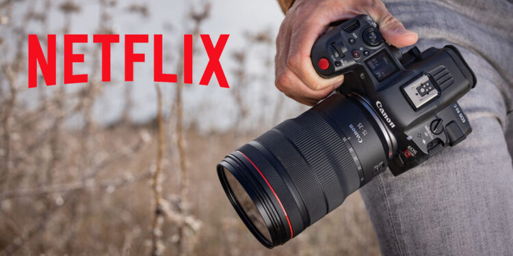 Canon Eos R5C certificata netflix