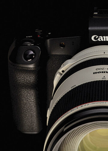 Il Canon RF 70-200mm f2.8 montato su Eos R