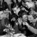 Russian and American soldiers, part of the Allied occupation forces, at a multi-national party, Berlin, Germany, 1945 © Robert Capa © International Center of Photography/Magnum Photos