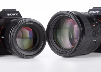 i sony 85mm fe e fe gmaster l'uno contro l'altro