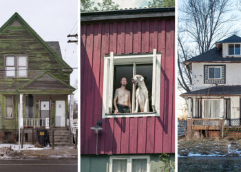 Ola Billmont, Detroit, portrait of houses