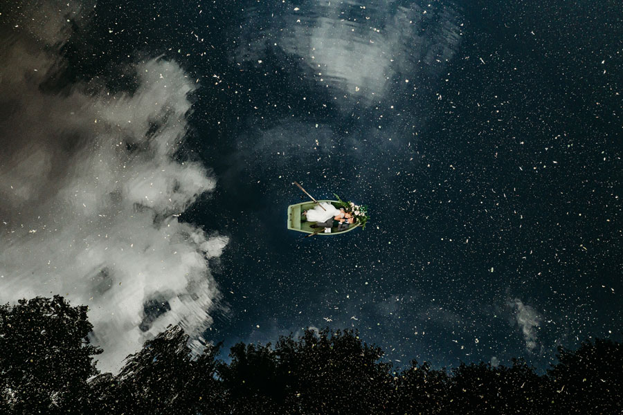 © Krzysztof Krawczyk, vincitore categoria Wedding dei Drone Photo Awards 2023
