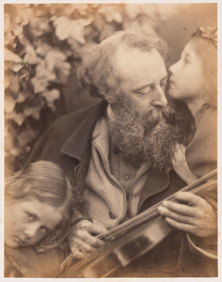 Julia Margaret Cameron, The Whisper of the Muse, 1865, Albumen print. © The Royal Photographic Society Collection at the V&A, acquired with the generous assistance of the National Lottery Heritage Fund and Art Fund.