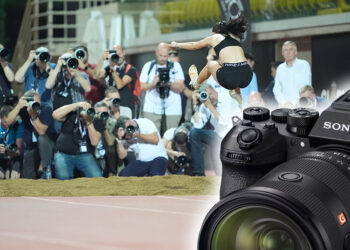 Sony A9III glbal shutter salto in lungo