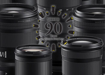 obiettivi nikon con logo 90 anni