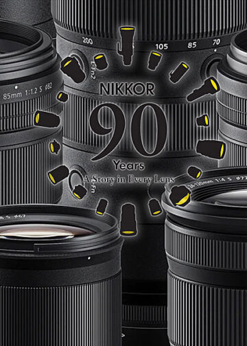 obiettivi nikon con logo 90 anni