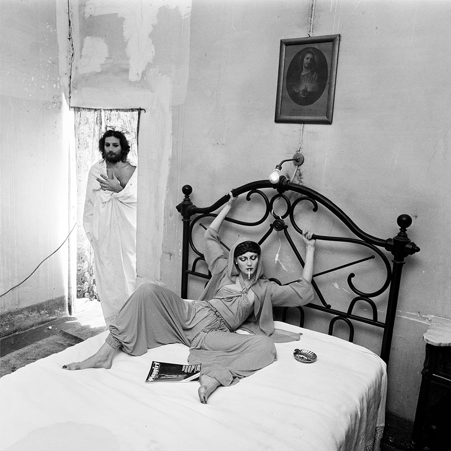 © Gian Paolo Barbieri, Susan Moncur in Valentino. Vogue Italia, Roma, 1976