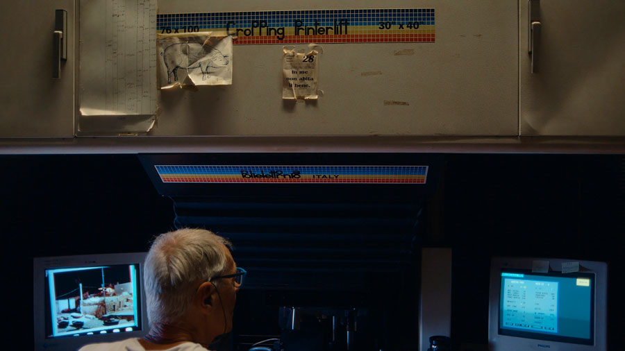 Arrigo Ghi, Foto di scena dal documentario Infinito. L’universo di Luigi Ghirri