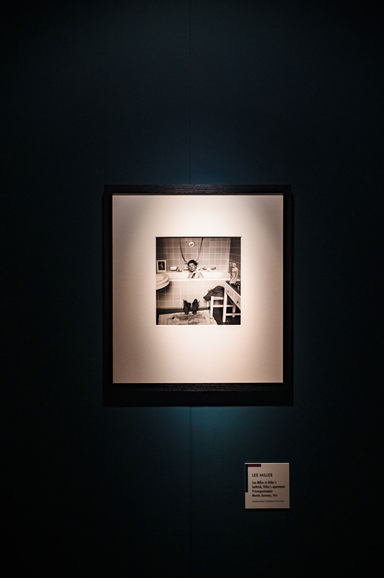 Allestimento della mostra "Lee Miller. Photographer & Surrealist". Nichelino (TO)