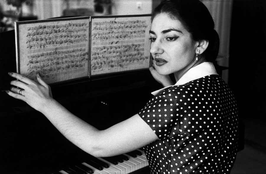 Maria Callas, Roma, Italia, 1956. © David Seymour/Magnum Photos