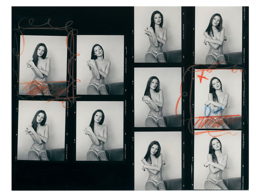 © Michel Haddi, Kate Moss for British GQ, New York, 1991. Courtesy of 29 ARTS IN PROGRESS gallery
