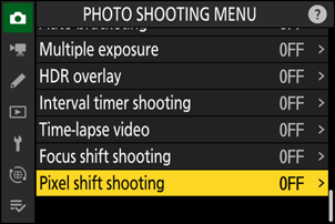 Pixel Shift Multi Shot