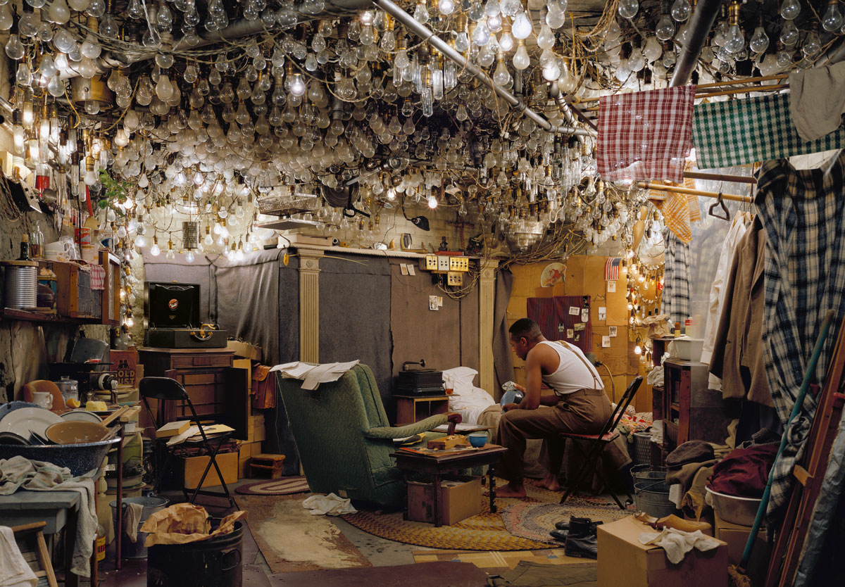 © Jeff Wall, After 'Invisible Man' by Ralph Ellison, the Prologue 1999-2001