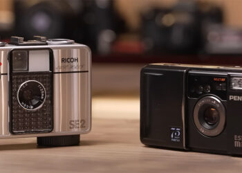 Due fotocamere analogiche Ricoh Pentax