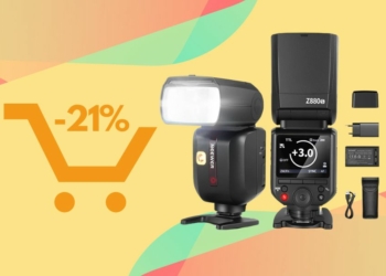 Flash professionale portatile Neewer Z880 scontato di oltre il 20% su Amazon.