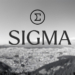 La nuova identità di Sigma: un equilibrio tra innovazione e tradizione. Sopra, il simbolo grafico ispirato alla lettera greca; sotto, il marchio testuale aggiornato.