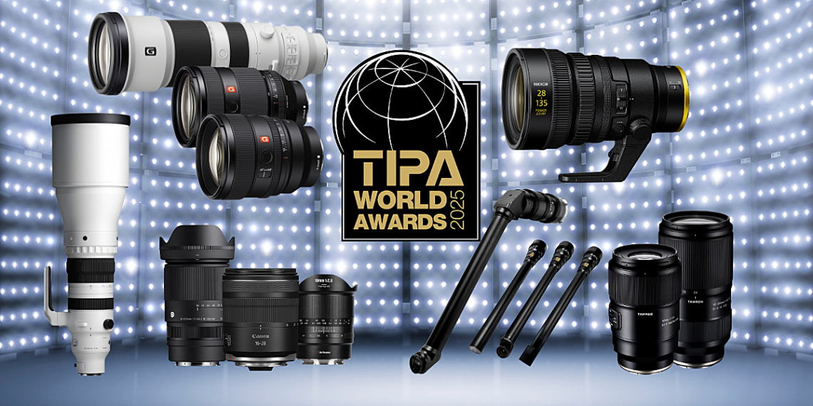 Tutti gli obiettivi premiati ai TIPA World Awards 2025.