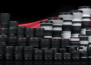 la famiglia di obiettivi canon rf