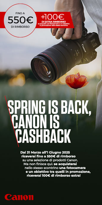 banner promozione primavera 2025 canon
