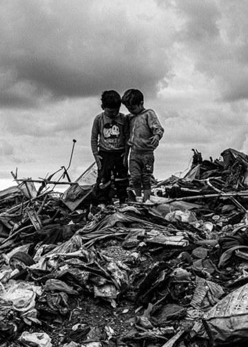 Piero Corvo Roma progetto fotografico campo rom Giugliano