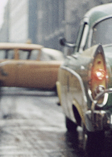 Saul Leiter mostra fotografica Una finestra punteggiata di gocce di pioggia Monza
