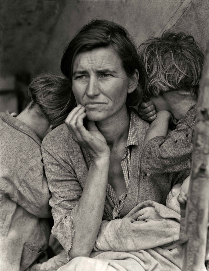 © Dorothea Lange, Migrant Mother. Nipomo, California, 1936