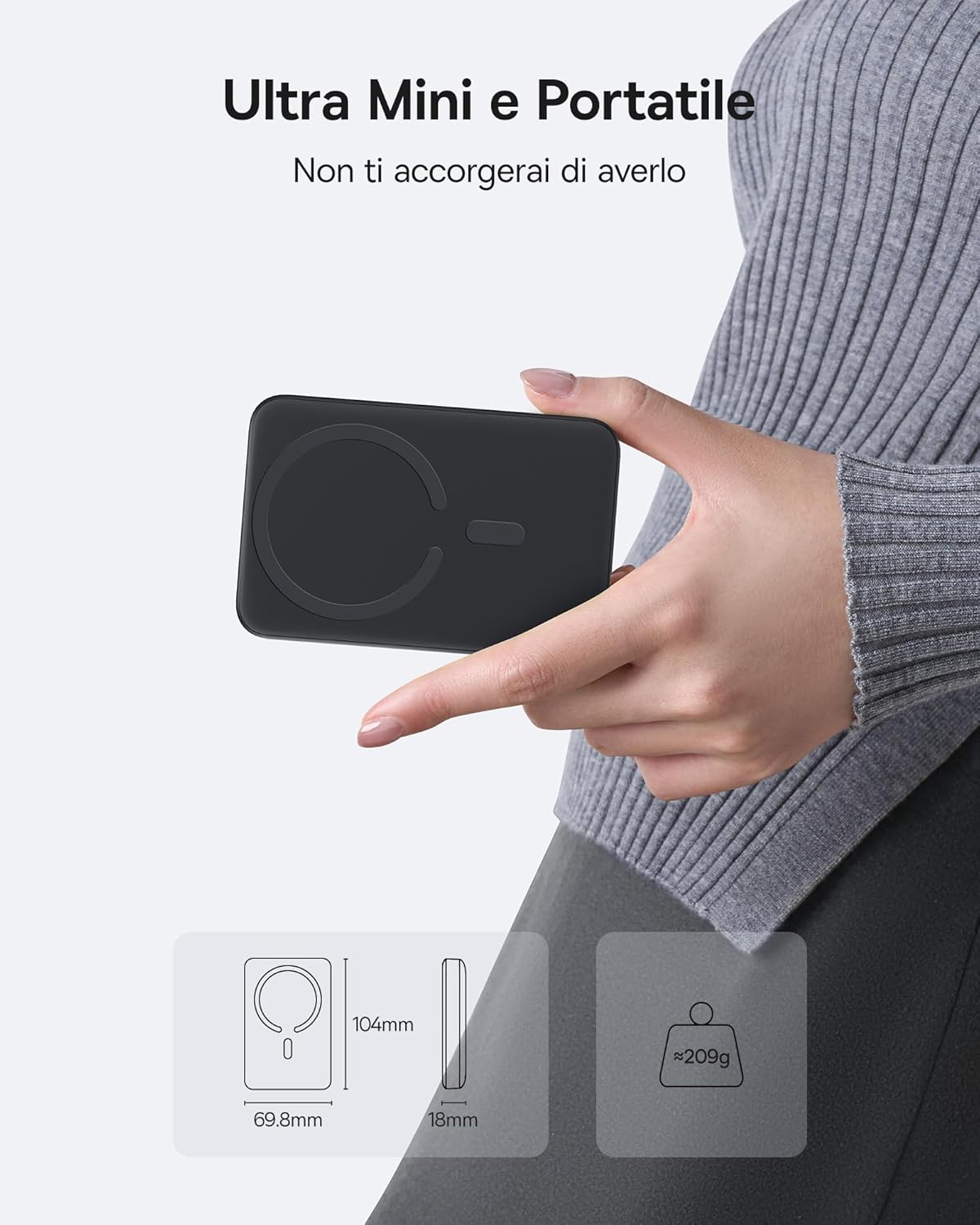 Baseus Enerfill MagSafe, 10000mAh, 22,5W.