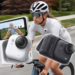 insta360 go ultra con ciclista