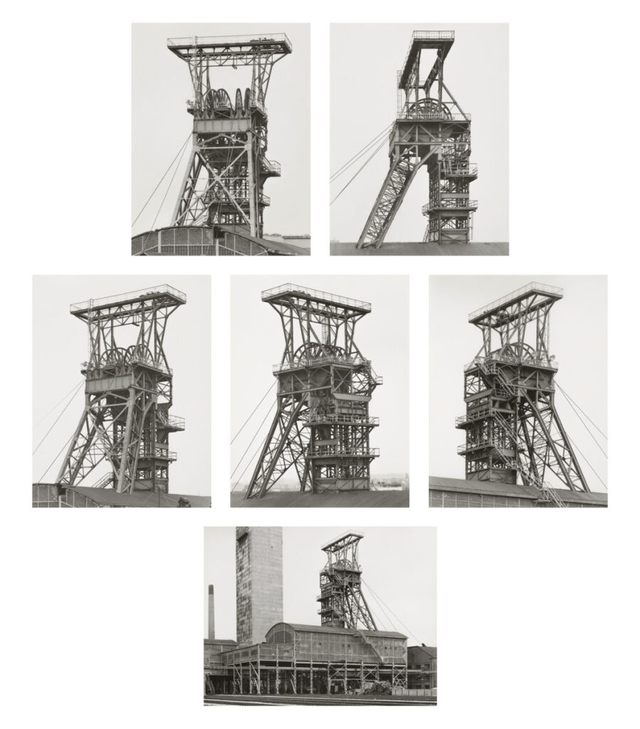 Bernd e Hilla Becher, Headframe, Shaft 2, 1982.