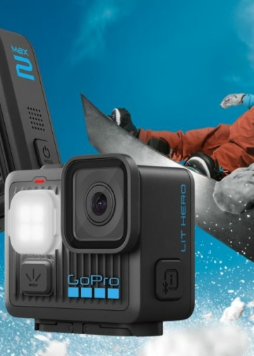 GoPro ha annunciato le nuove Lit Hero e Hero Max 2, rispettivamente il modello d'accesso e quello dedicato alla ripresa immersiva a 360° nel segmento delle action cam.