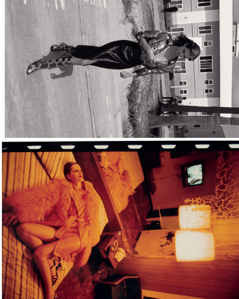 Glen Luchford. Atlas, collage. Malgosia Bela for Self Service Magazine, 2011. Stella Tennant for Mirabella Magazine, 1997. Cortesia © Glen Luchford