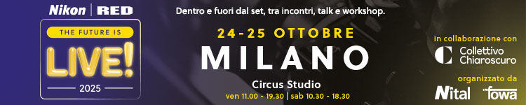 banner nikon red live milano