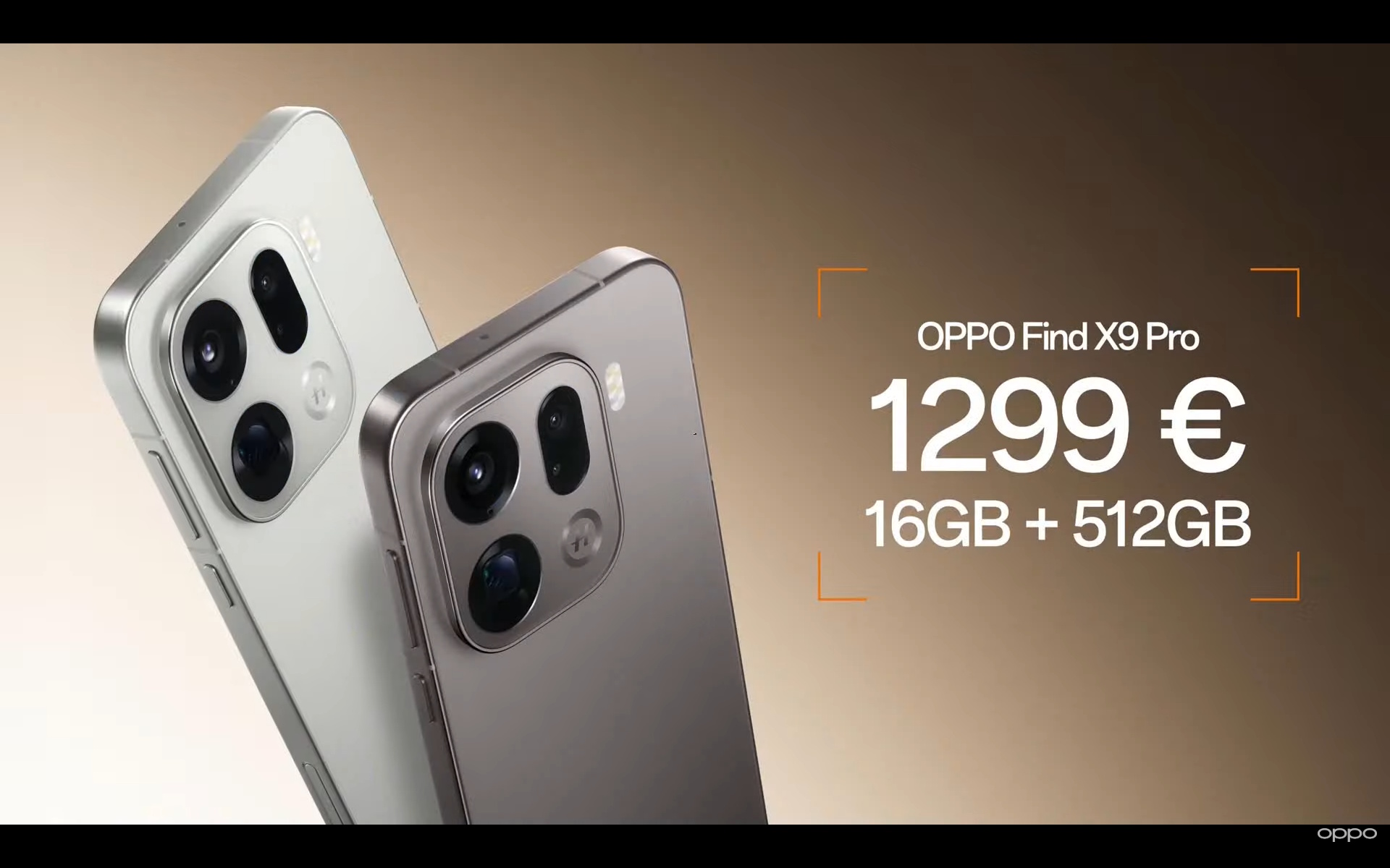 Oppo Find X9 Pro Prezzo 1.299 € 16GB+512GB