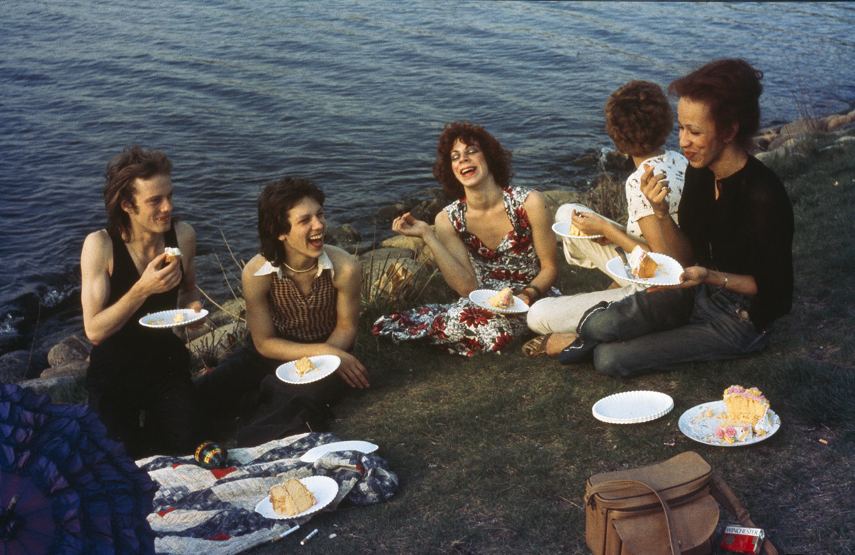 Picnic on the Esplanade, Boston, 1973. © Nan Goldin, cortesia Gagosian