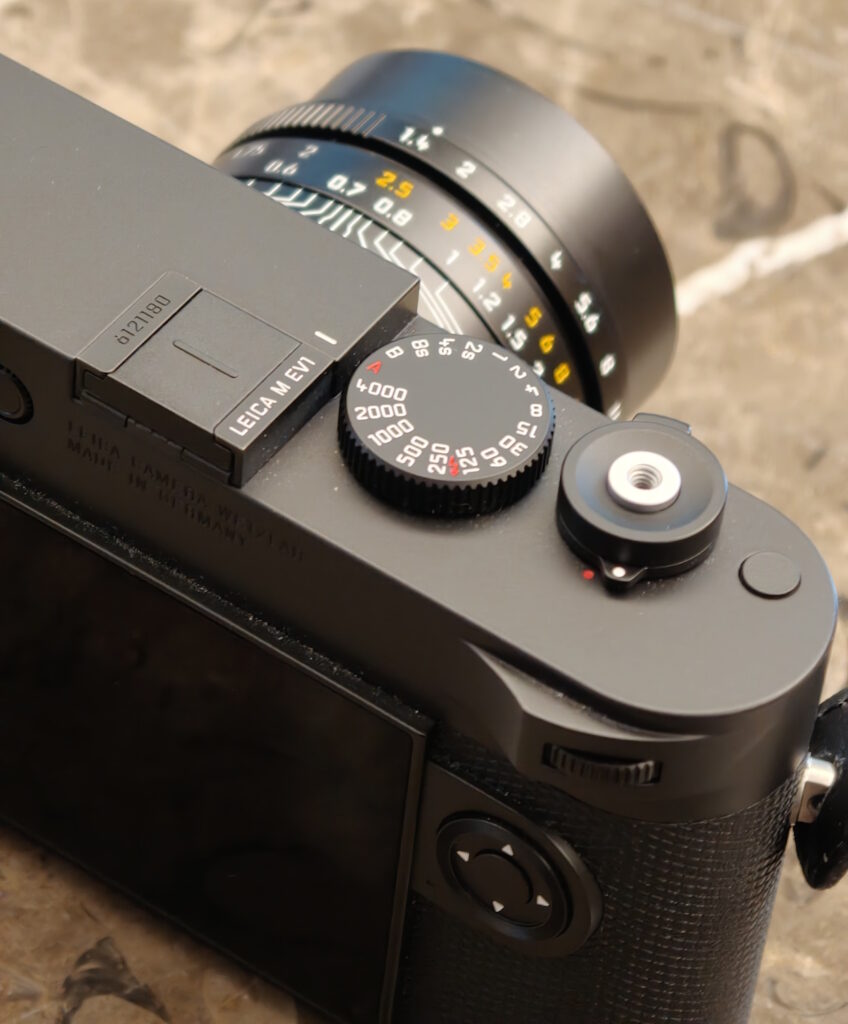 Leica M EV1 pulsante di scatto