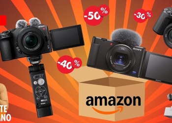 Amazon Black Friday Black Week 2025 offerte fotocamere VLOG Evidenza